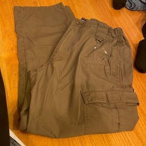 Cargo pants trendy with part elastic waist